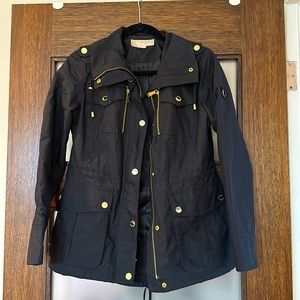 Michael Kors rain coat- black, extra small
